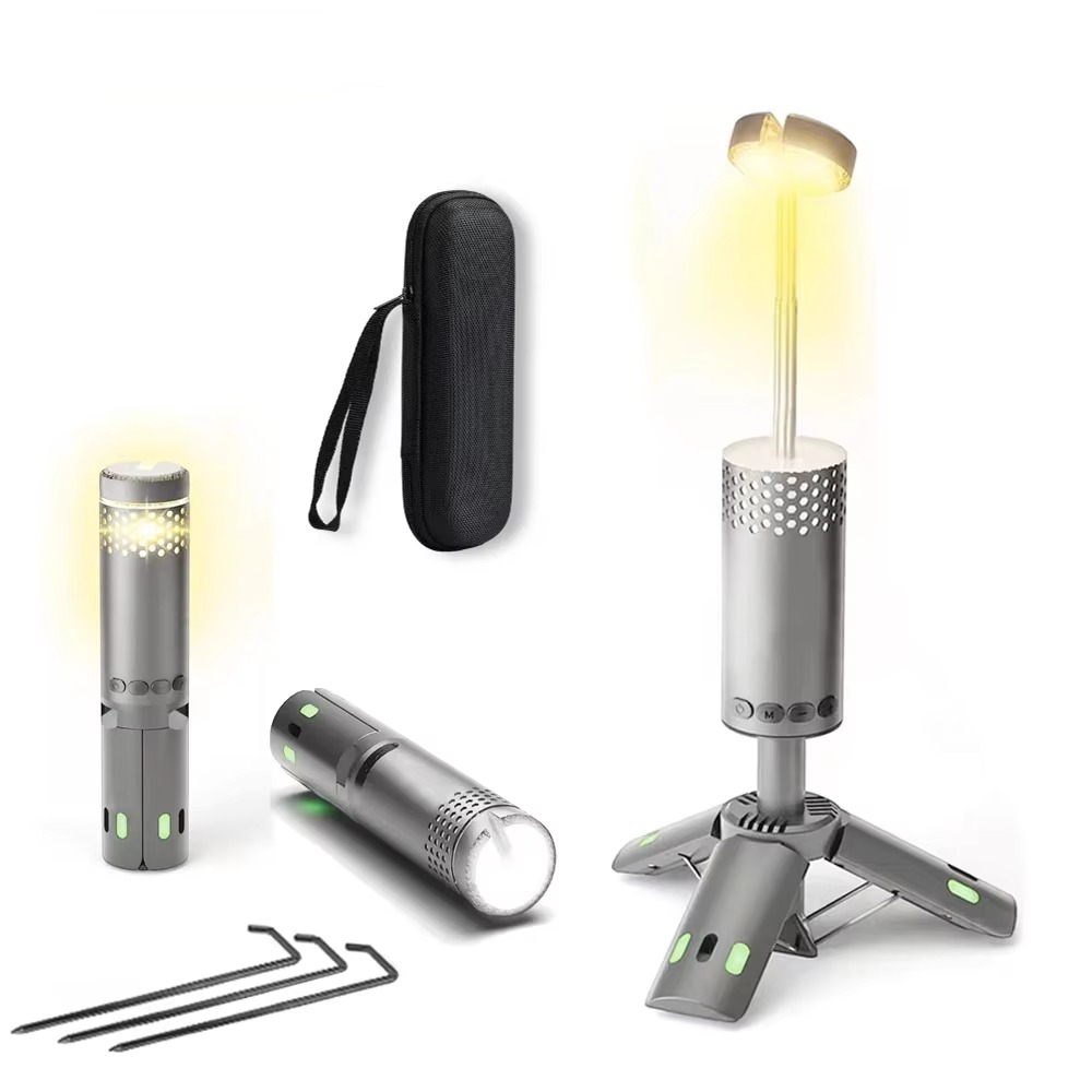 Skanto | Multifunksjonell LED Campinglykt & Stativ
