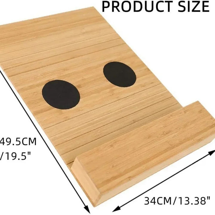 Minimalistisk bambus-sofa-armstøtte-organizer