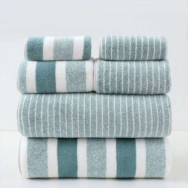 Skanto | LUXORA – 8-delt håndkle sett laget av microfiber, myk, svært absorberende & hurtig-tørkende