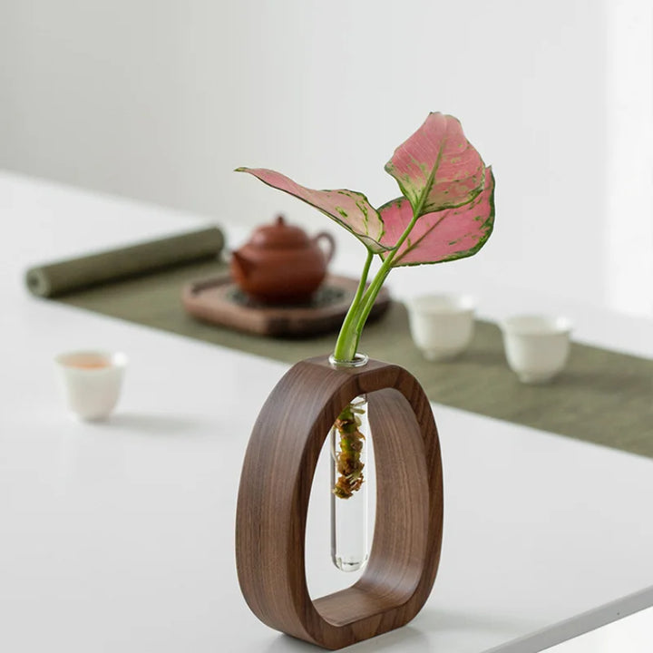 Oval treørt ramme enkel stilk vase | Skanto