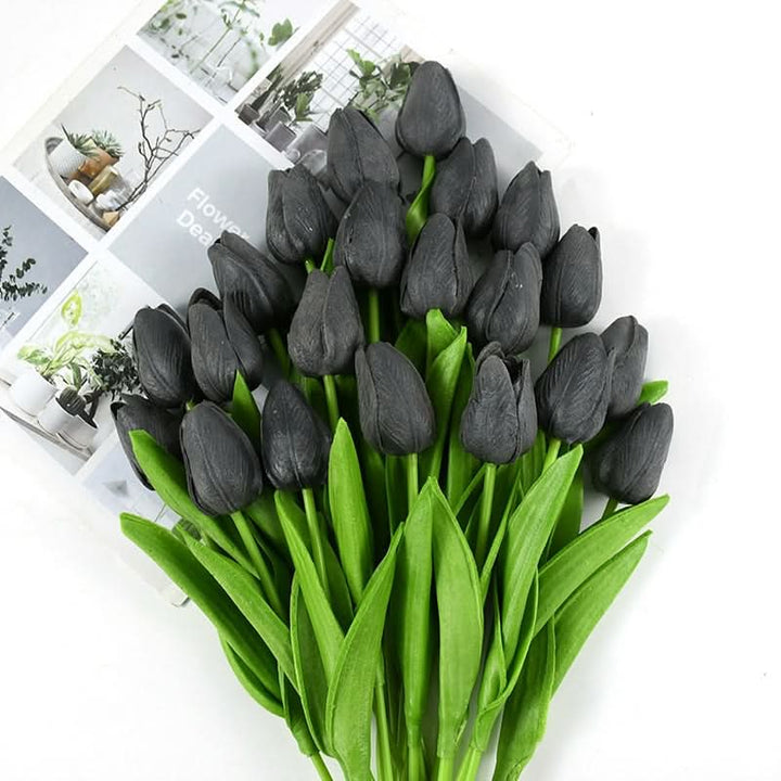 Skanto | Kunstig Tulipanbukett med Realistiske Livaktige Blomster