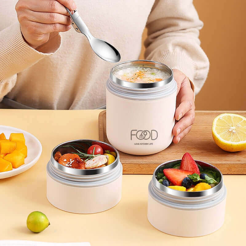 Skanto | LunchBuddy Premium Lunsjboks | Lekkasjesikker & Bærekraftig | Bento Boks med Rom | Ideell for Arbeid & Skole