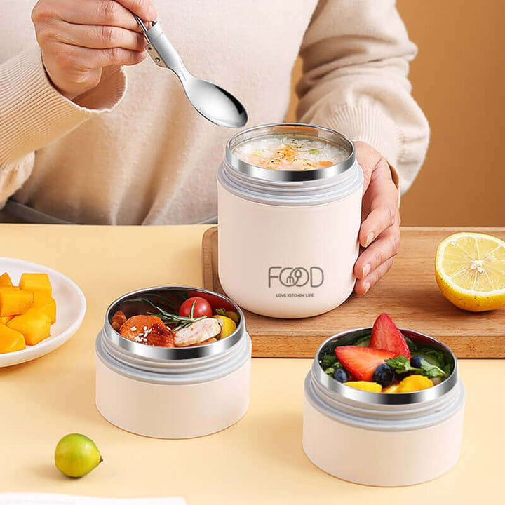 Skanto | LunchBuddy Premium Lunsjboks | Lekkasjesikker & Bærekraftig | Bento Boks med Rom | Ideell for Arbeid & Skole