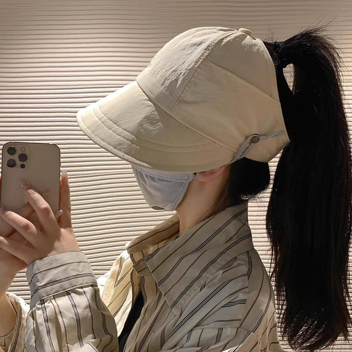 Solbeskyttet Chic Sommer Maskebærer Hatt | Skanto