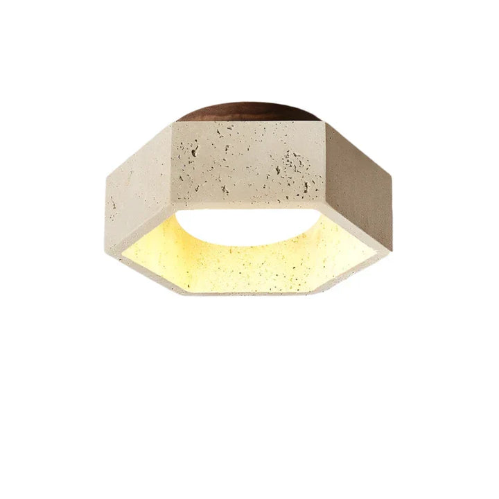 Skanto | Wabi Sabi Travertin LED Taklampe