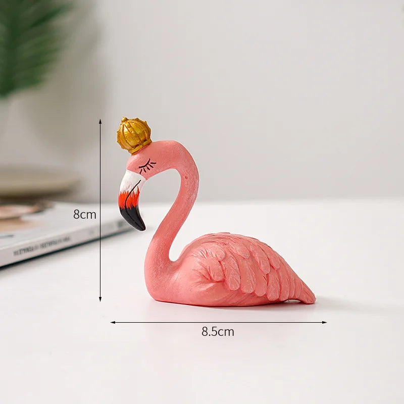 Skanto | Nordisk Flamingo Figur Figur Statue Skulptur Stue Kontor Bryllup Fest Ornamenter Hjem Dekorasjon Tilbehør