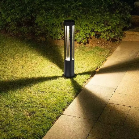 Skanto | Utendørs LED-pollerlys - Elegant svart hagebane- og plenbelysning