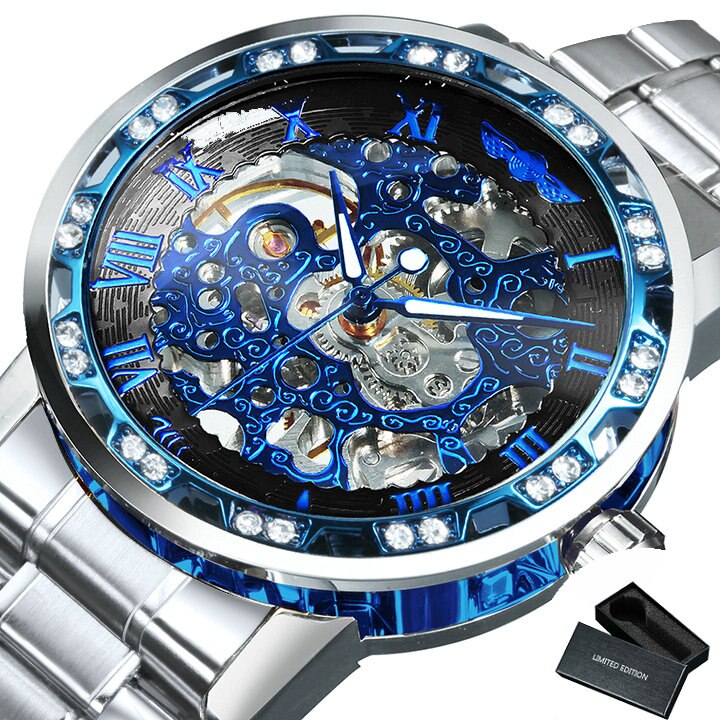 Skanto | Luminescent Mekanisk Titan Skeleton Klokke