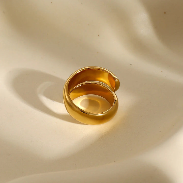 Skanto | 18k Moderne Innviket Bred Ring