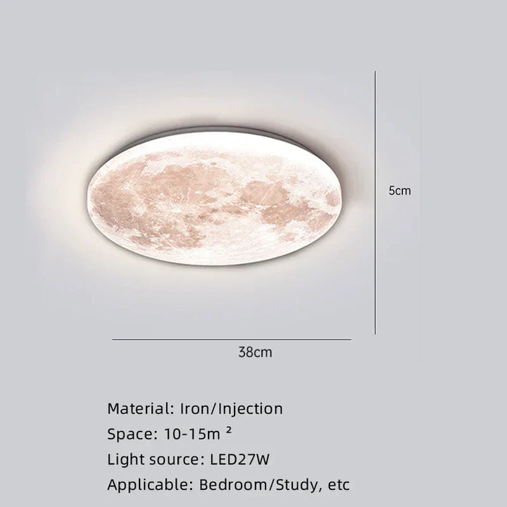 Moon Surface Kunstnerisk Moderne Taklampe | Skanto