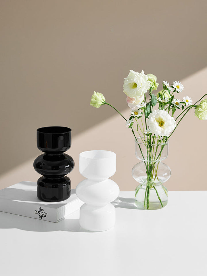 Skanto | Glass Dyre Vase - Flerfarget