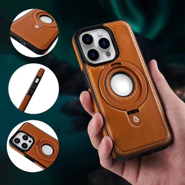 Skanto | Magnetisk iPhone-deksel med usynlig ringholder