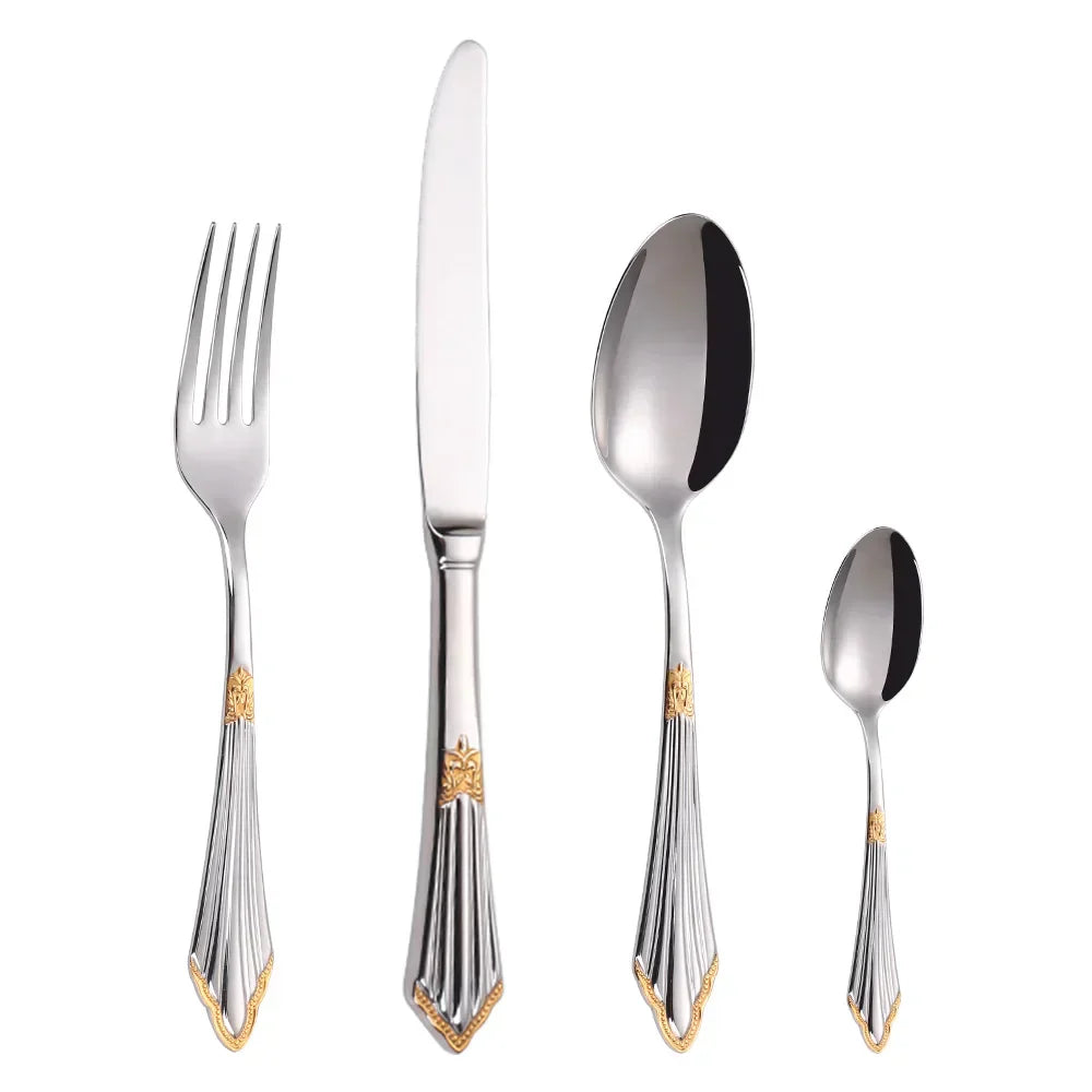Skanto | Elegant bestikksett i gulldesign