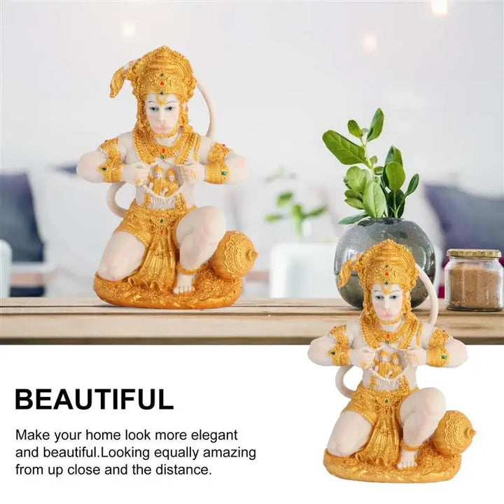 Skanto | 1 Stykke Hanuman Buddha Ape Gud Figur Southeast Asian Stil Hjem Skulptur Herre Hanuman Statue Buddha Figur Ornament