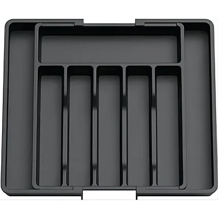 Skanto | Modulora Bestikkskuffinnsats | Utvidbar Bestikkorganisator | Justerbart Lagringssystem laget av PP | 38×35 cm