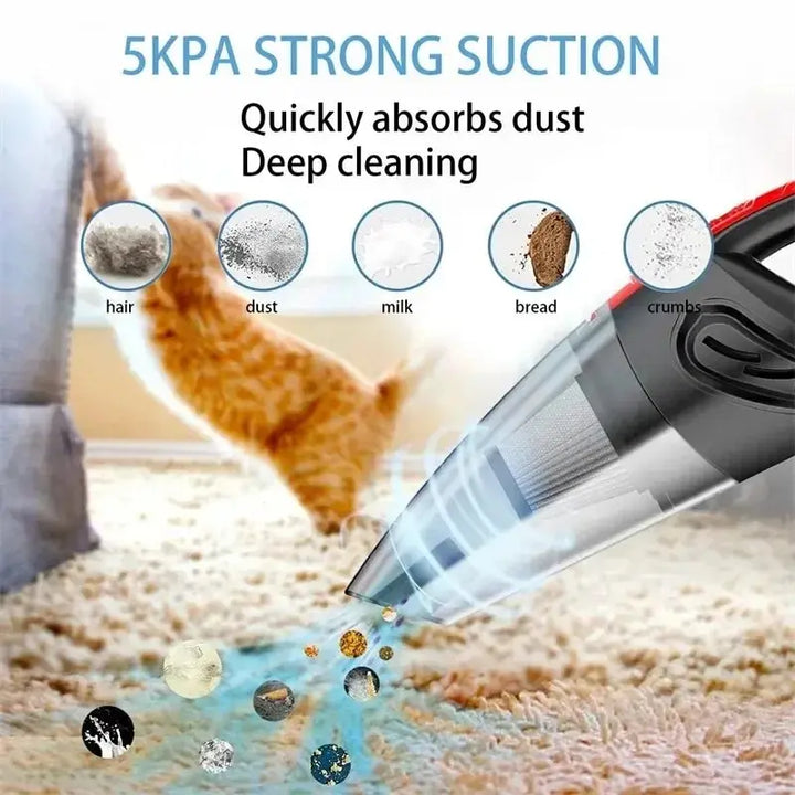 CycloVac - Trådløs Håndholdt Støvsuger med Syklon Sugd System | Skanto