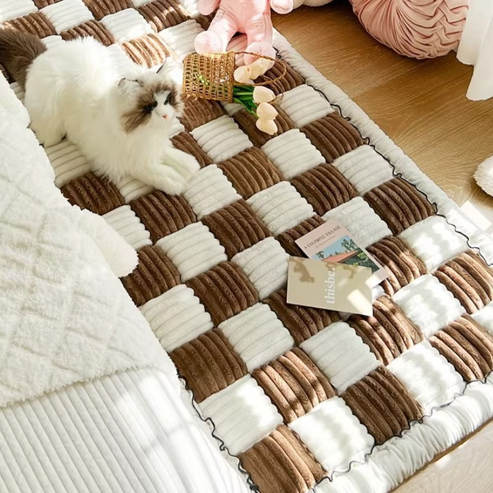 Skanto | Varm Anti-Sklisikker Vaskbar Hundeseng Matte & Sofabeskyttelse