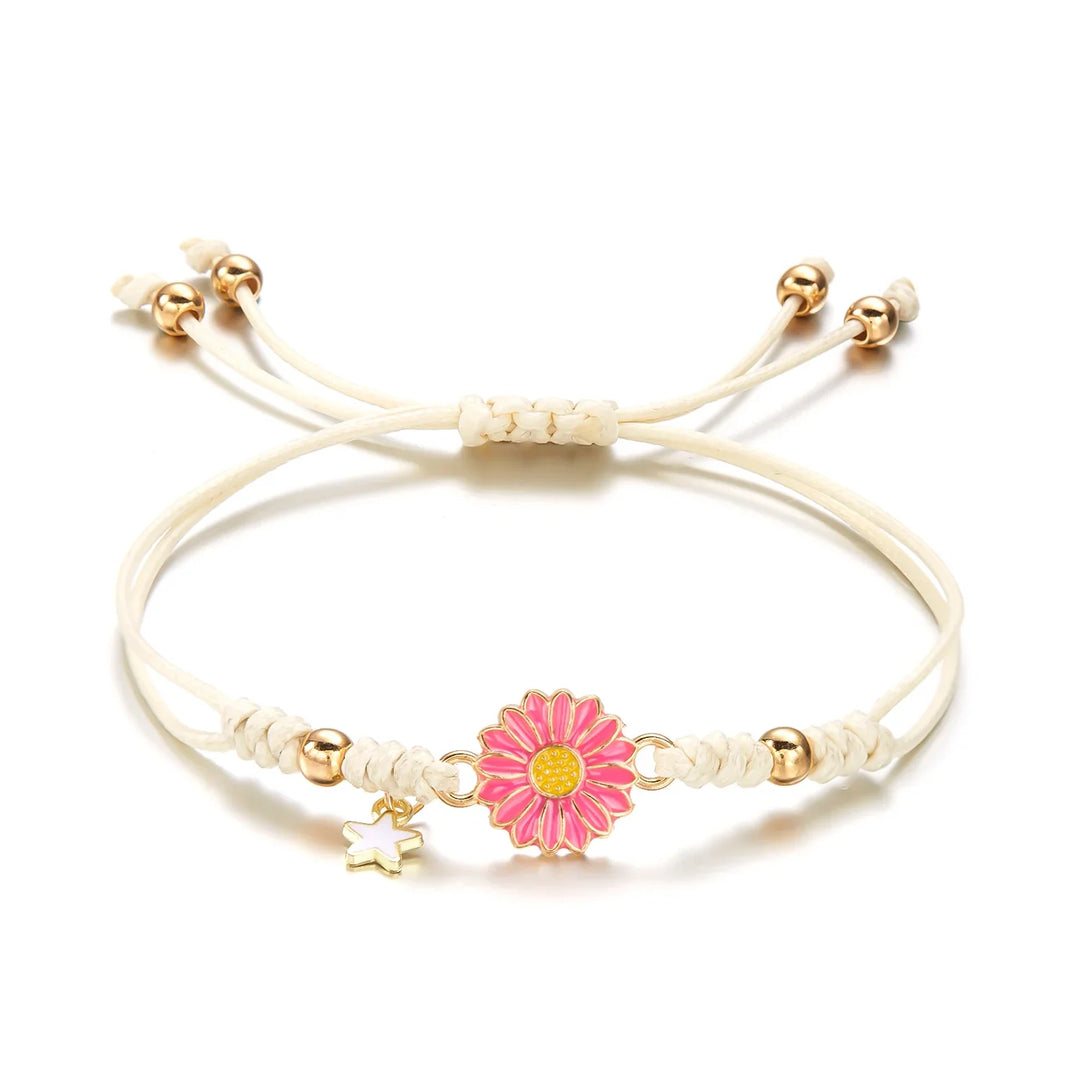 Skanto | Fléttet Feminin Blomster Stjerne Armbånd