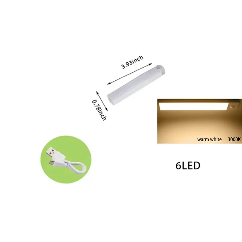 Skanto | Smart Sensor LED Nattlys - Bevegelsesaktivert, Lysdempbar & Oppladbar