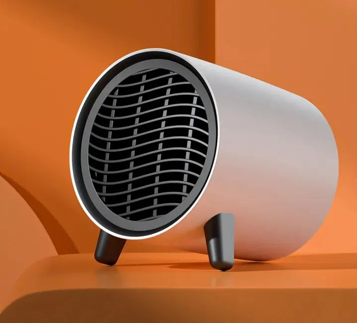 Skanto | Mini Skrivebordsvarmer | 600W | Rask oppvarming & Energibesparing | Bærbar & Stillegående | EU-plugg