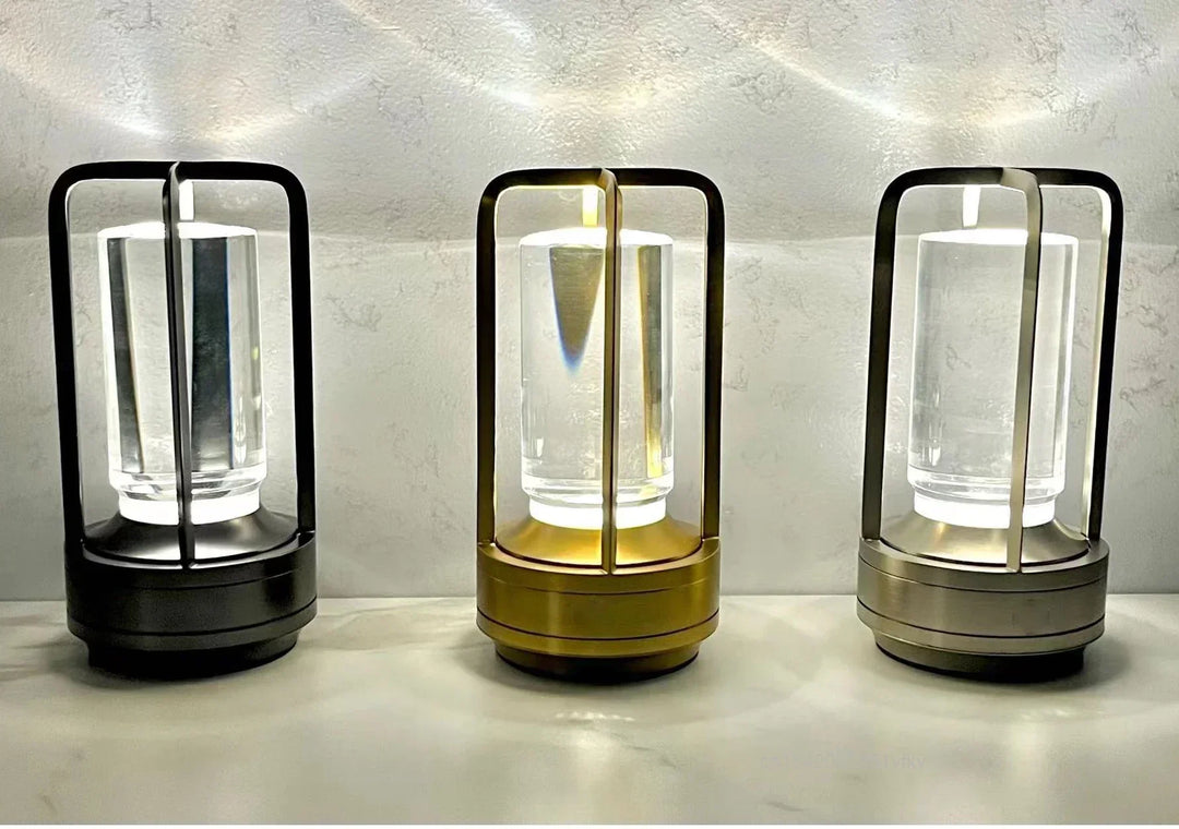 Skanto | Oppladbar Trådløs LuxuryGlow Bordlampe - Elegant Trådløs Lampe for Enhver Stemning