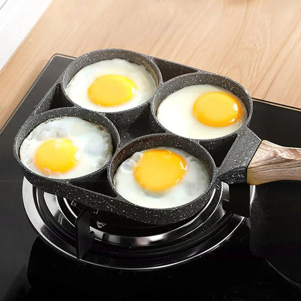 Skanto | QuickCook - Stekepanne med flere seksjoner og gjennomsiktig håndtak
