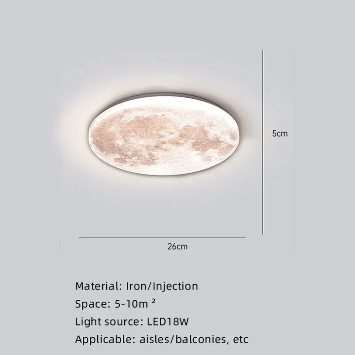 Måneoverflate Kunstnerisk Moderne Taklampe | Skanto