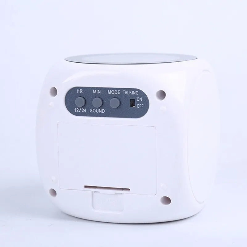 AlarmBeam Projektsjons Vekkerklokke med Temperatur og Dobbelt Alarm – LED Skjerm | Skanto