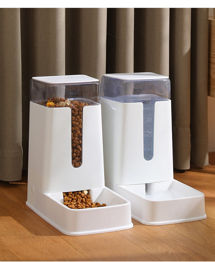 Skanto | Pet Bowl Automatisk Mat- og Vanndispenser