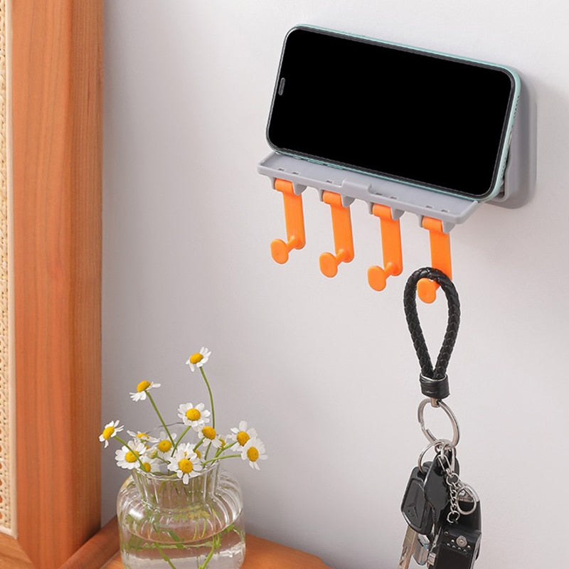Skanto | Veggmontert Telefonholder Kjøkkenorganiser Rack