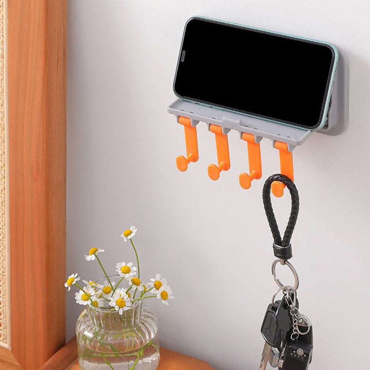 Skanto | Veggmontert Telefonholder Kjøkkenorganiser Rack