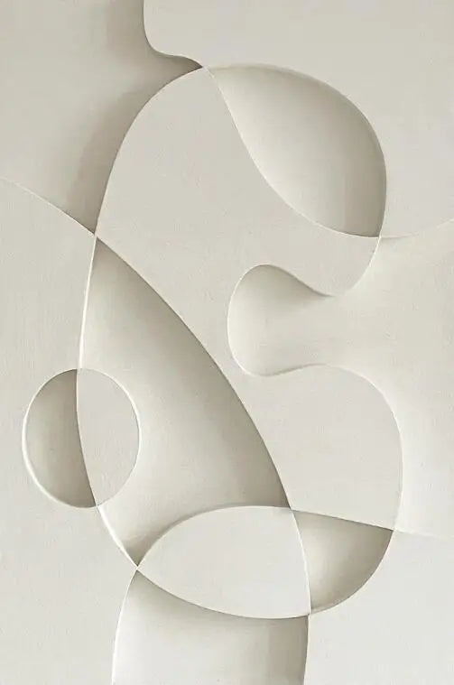 Abstrakt Minimalistisk 3d Design Veggkunst Kunstneriske Lerretstrykk Bilder For Moderne Leilighet Stue Spisestue Hjemmekontor Dekor | Skanto