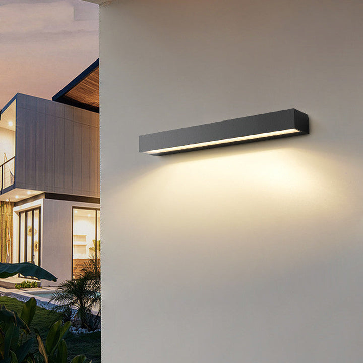 Skanto | GardenLux – Elegant Vegglampe for Hage med Luksuriøs Glød