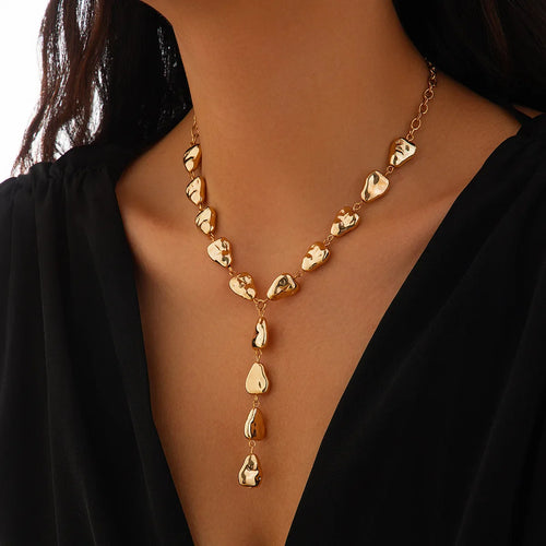 Skanto | Moderne Sten Inspisert Lariat Halskjede