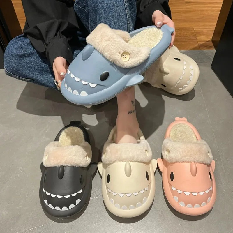 Skanto | SharkSlides - Morsomme bomullssandaler