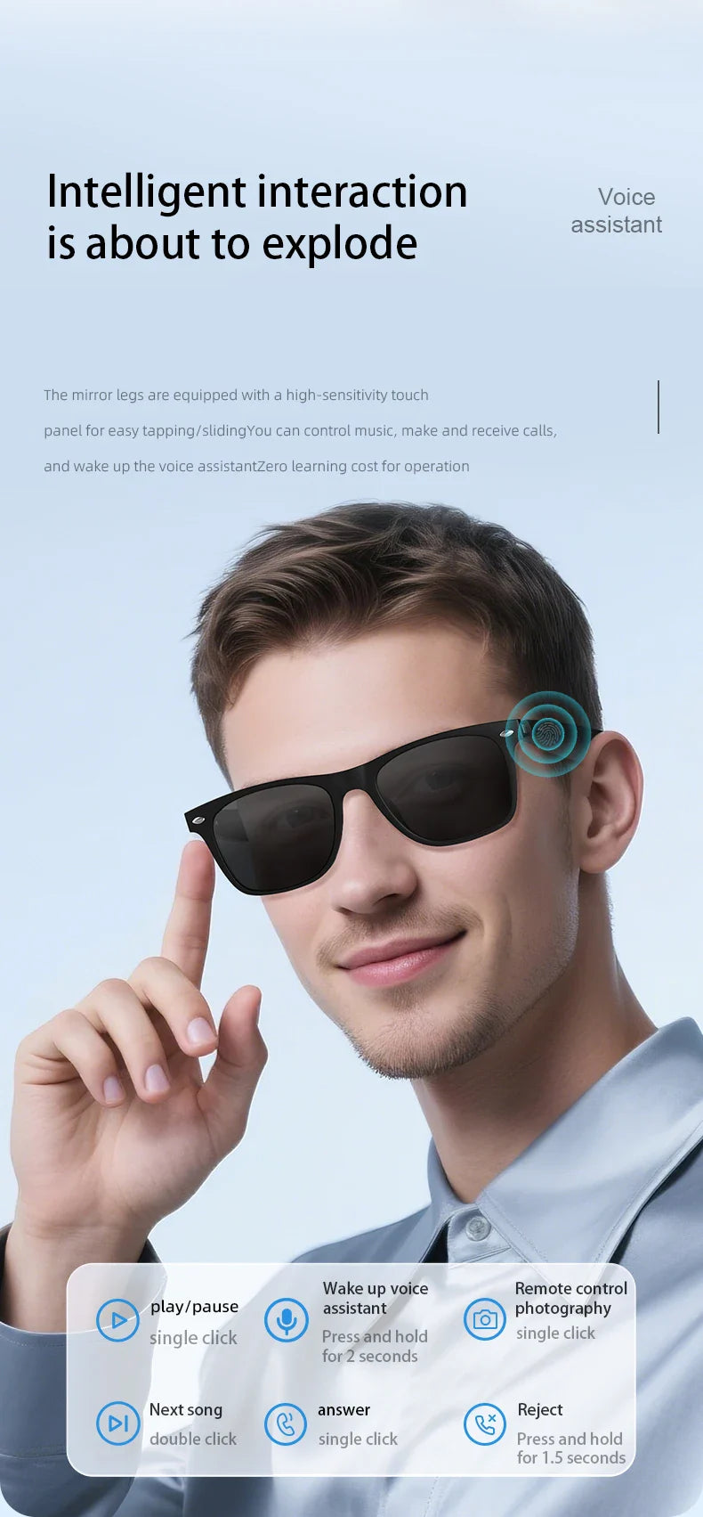 Skanto | Smart AI Oversettelses Solbriller