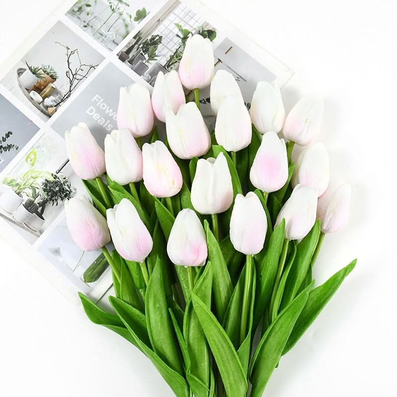 Skanto | Kunstig Tulipanbukett med Realistiske Livaktige Blomster