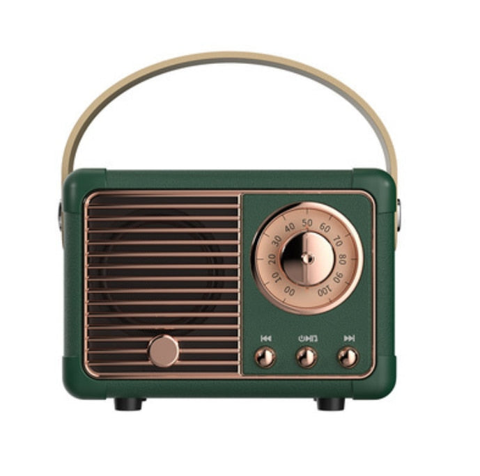 Skanto | Mini Retro Radio Bluetooth Høyttaler