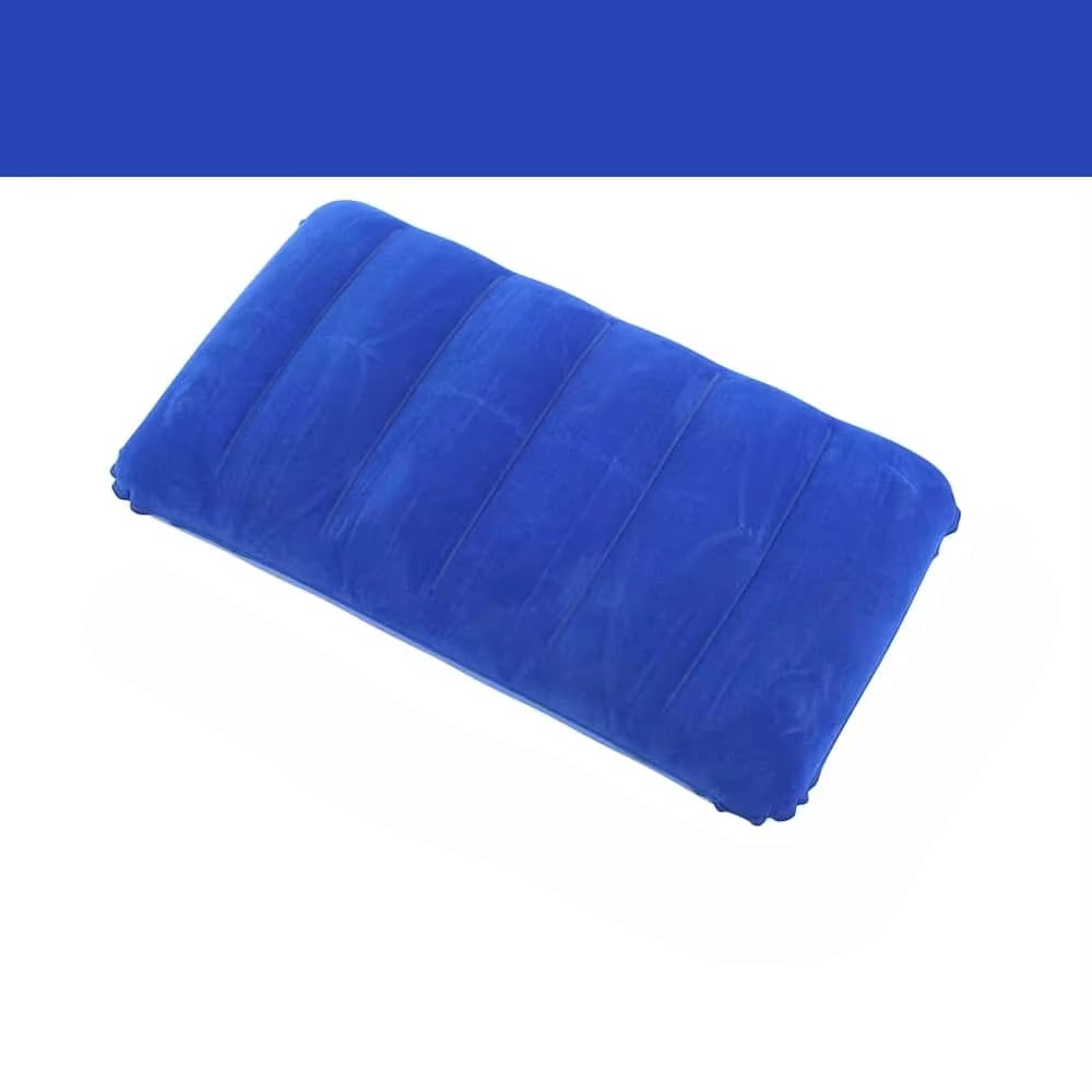 Skanto | Oppblåsbar reise- og campingpute, sammenleggbar luftpute 18,5 x 11,8 tommer