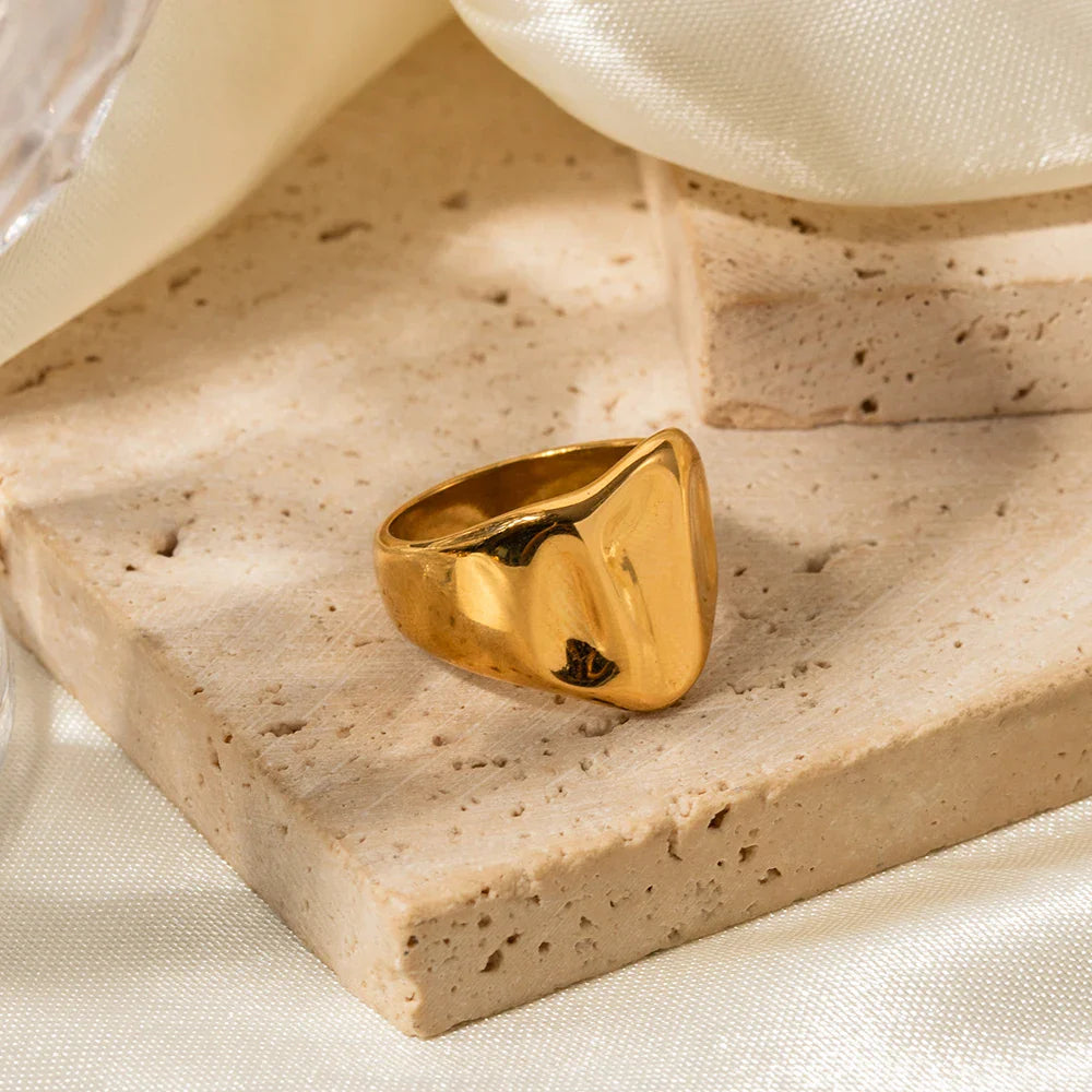 Skanto | Bred Bølge Teksturert Ring