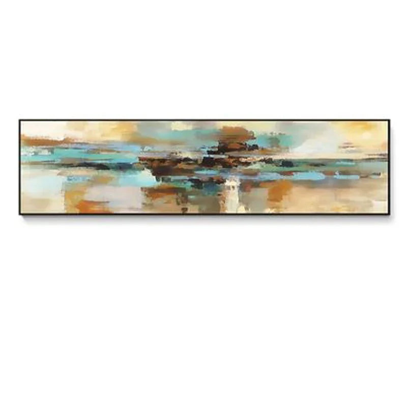 Moderne abstrakt bredformat veggkunst fine art lerret trykk bilder for stue over sofa kunst for soverom over seng | Skanto