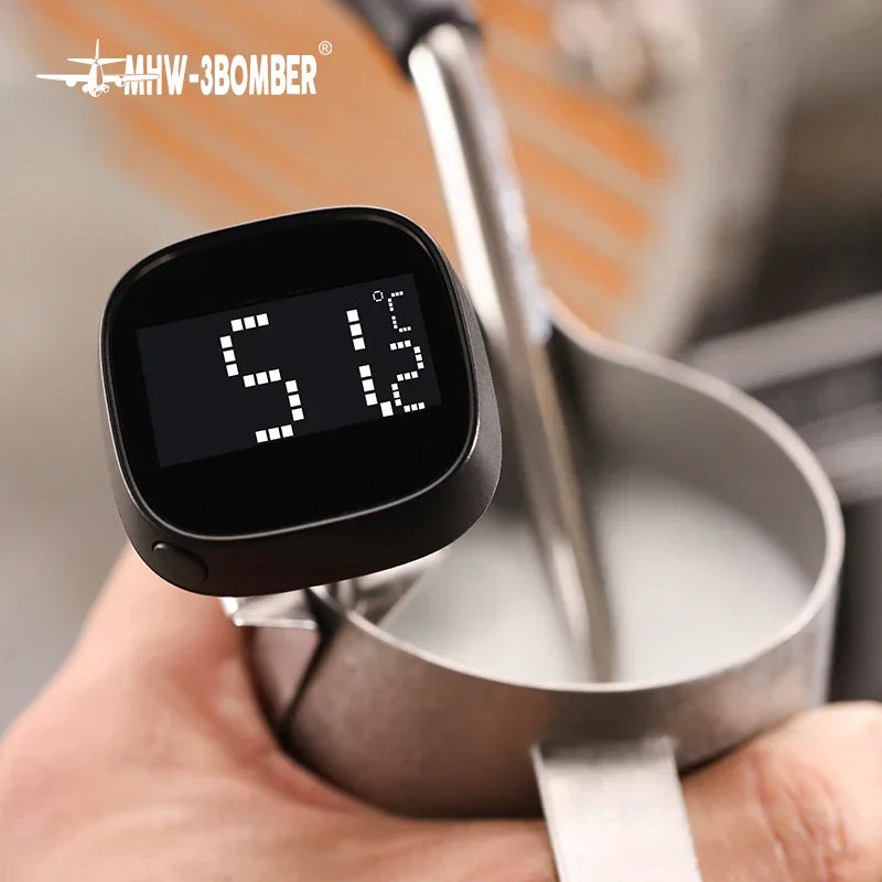 Skanto | MHW-3BOMBER Digital, instant-read kaffe termometer for latte art penn, melk skummende kanne, stilige barista kjøkken tilbehør for hjemmet