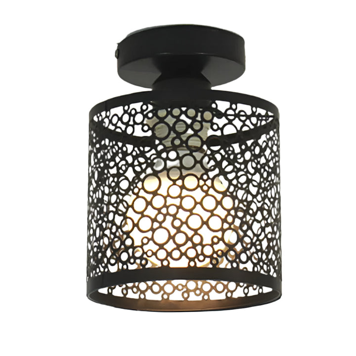 Industriell Loftlampe med Åpen Ramme i Vintage Stil Skanto