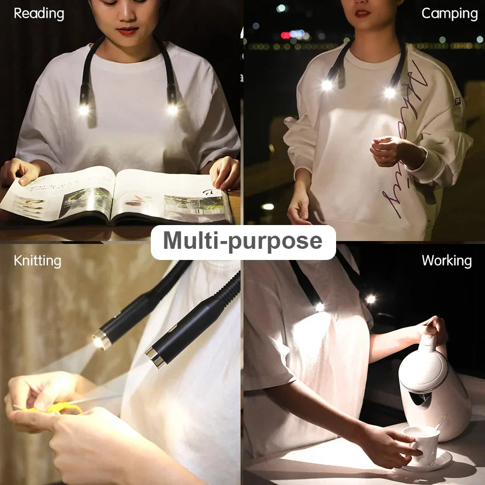 Skanto | LED oppladbar nakke lampe med 3 moduser