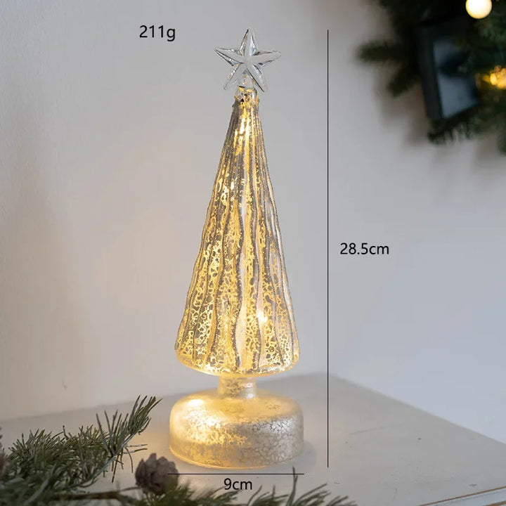 Skanto | Juletid LED Frostet Glass Trelampe