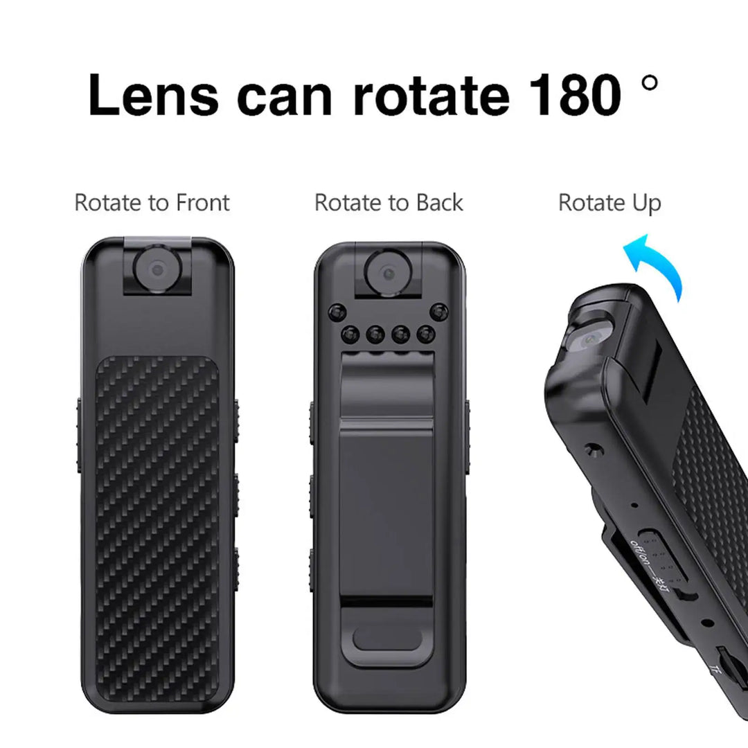 Pocket Spy Mini Clip-On Video Recorder Camera | Skanto