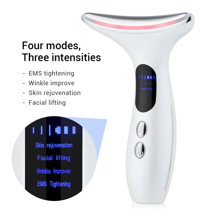 Skanto | EMS Anti-Wrinkle Ansikts- og Nakke Massasjeapparat