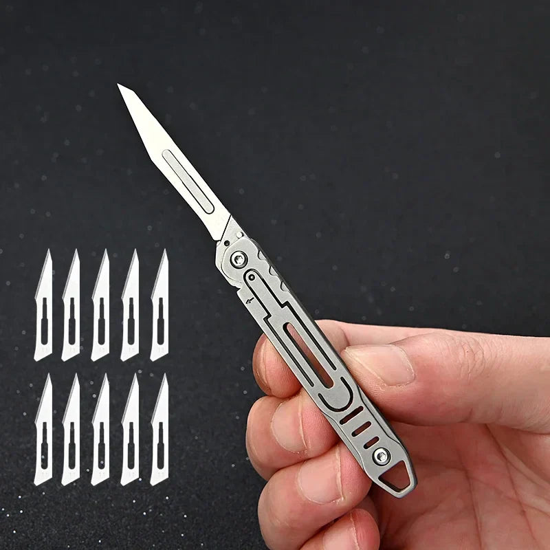 Skanto | Utbyttbare blader Faltbar EDC-kniv