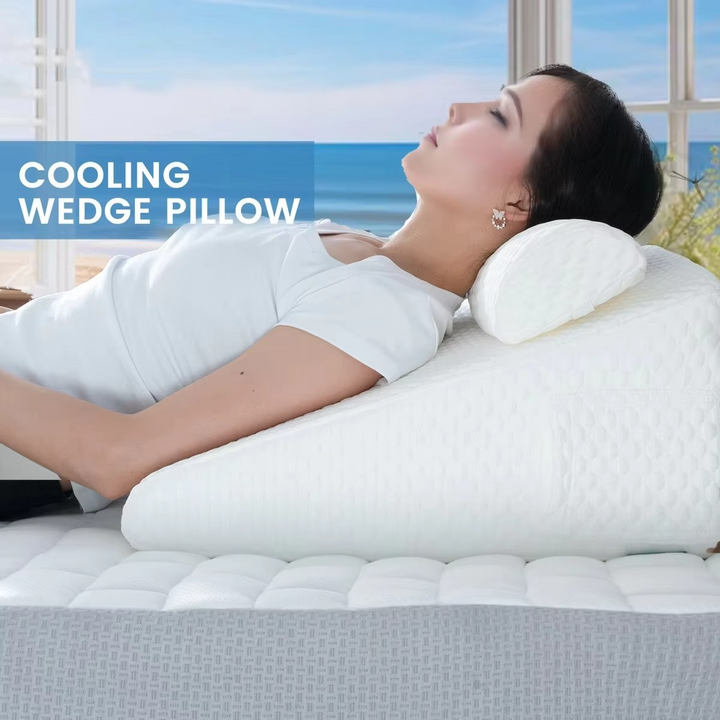Skanto | Dual Comfort Memory Foam Ortopediske Vinkelfiller med Pustende Trekk