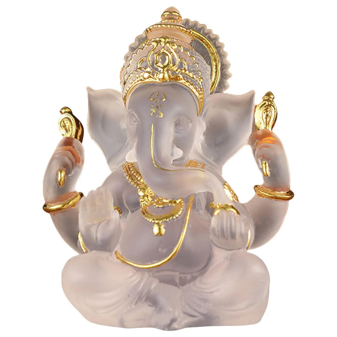 Skanto | Sjeldent fargede semi-gjennomsiktige Ganesh-statuer for lykke i hjemmet ditt